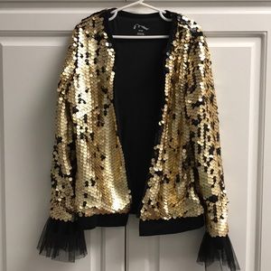 Little Girl Sequin Jacket. Size M.